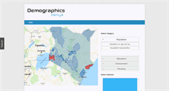 Desktop Screenshot of demographics.virtualkenya.org